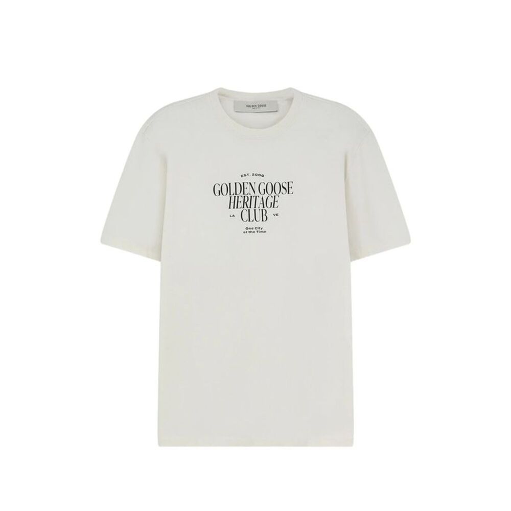 Golden Goose White T-Shirts & Vests - T-Shirts Men